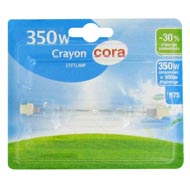 Cora ampoule crayon 350W culot R7S (-30 % economie d'energie).