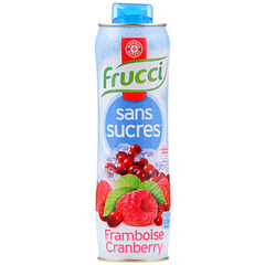 Sirop sans sucre Frucci Framboise cranberry 75cl