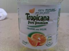 Tropicana Jus d'Orange avec Pulpe Pure Premium 25 cl