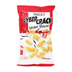 snacks cyber crack saveur bacon auchan 85g
