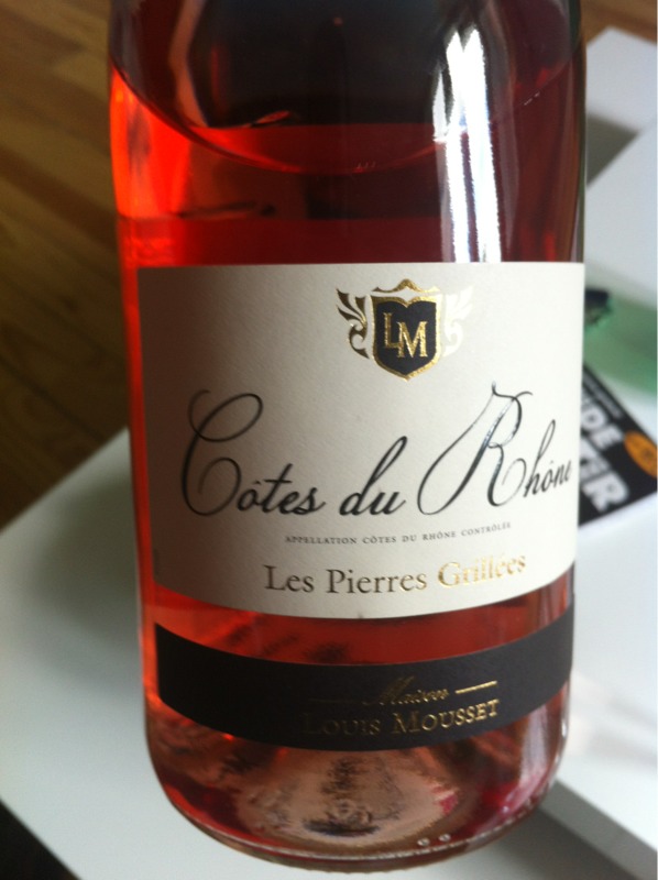Vin rosé Côtes du Rhône 2013 Les Pierres Grillées