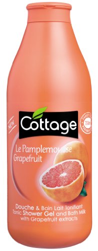 Cottage - Douche et Bain - Lait Tonifiant - Le Pamplemousse - - 750 ml - Lot de 2