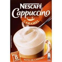 Nescafe, Cappuccino caramel, les 8 sticks de 17 g