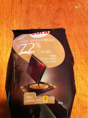 Cora chocolat noir dégustation 72% cacao x40 200g