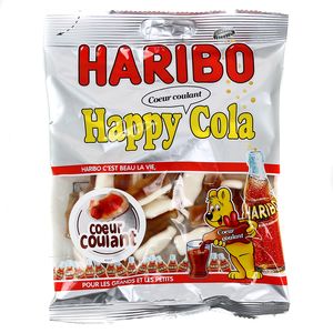 Happy cola coeur coulant HARIBO, sachet de 220g
