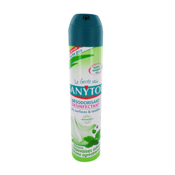 Desodorisant Desinfectant a la menthe Air, Surface & Textiles