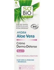 SO'BiO étic Hydratation Douceur Crème Dermo-Défense 5 en 1 Peaux Sensibles et Réactives