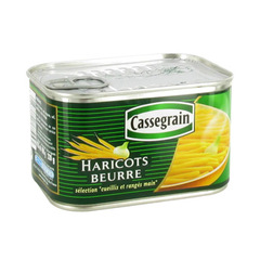Haricots beurre Cassegrain Cueillis et ranges main 220g
