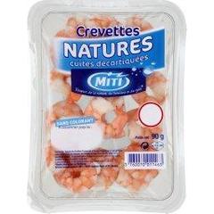 Queues de crevettes cuites decortiquees nature, 90g