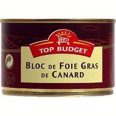 Bloc de foie gras de canard, la boite, 150g