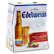 Bière fruits des bois fleur de sureau Edelweiss