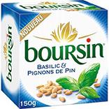 Fromage au lait pasteurisé BOURSIN basilic et pignons de pin 41%mg, 150g