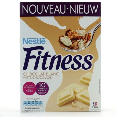 Fitness - Petales de cerale au chocolat blanc