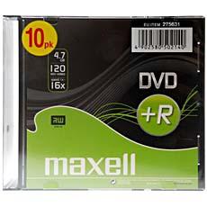 DVD + R MAXELL 4,7GO 16X X10