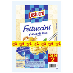 Lustucru selection lot de 2 fettuccini 350g 