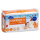 Auchan baby changes confort jumbo midi 4/9kg x56 taille 3
