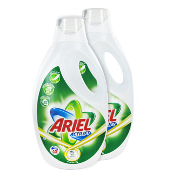 Ariel lessive liquide regular 2x2,8l soit 2x40doses