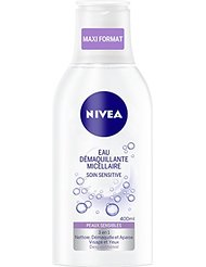 NIVEA Eau Démaquillante Micellaire Sensitive 400 ml...