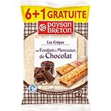 Paysan Breton Les Crêpes au fondant et morceaux de chocolat les 7 crêpes de 30 g