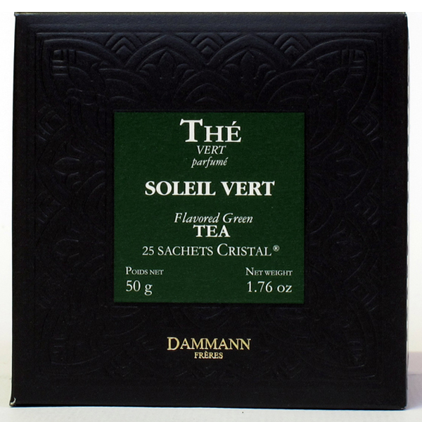The vert parfume Soleil Vert DAMMANN, 25 sachets, 50g