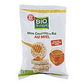 Mini galette de riz Bio Village Miel - 60g