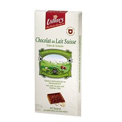 Chocolat au lait Suisse aux eclats de noisette Degustation VILLARS, 100g