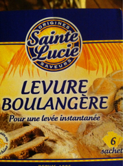 Levure boulangère instantanée, Spéciale pains, Sainte Lucie, 30 g