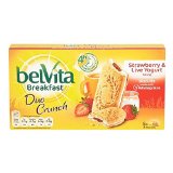 Belvita Petit Déjeuner Biscuits - Fraises Et Yogourt (5X50G)
