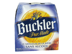 Buckler biere sans alcool 0,9d - 6x25cl