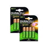 Duracell Pile Rechargeable AA x 8