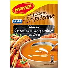 Soupe deshydratee velours de crevettes et langoustines MAGGI, 74g