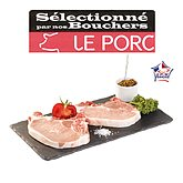 Porc : Côte x2 Label rouge VPF Origine France - 300g