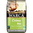 Café grains bio WARCA crema Max Havelaar, paquet de 500g