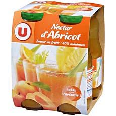 Nectar d'abricot U, pack de 4x20cl