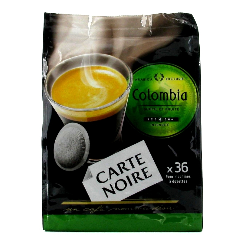 Dosettes Cafe Carte Noire Colombia x36 250g