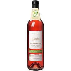 Vin de pays d'Oc Syrah Cinsault bio rose Domaine Millias cuvee 2009 U Bio, 75cl