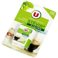 Edulcorant a base de stevia U, 100 comprimes