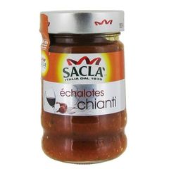 Sacla sauce echalotes et chianti 190g