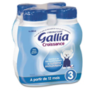 Gallia Croissance 4x500ml dès 12 mois