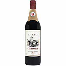 Vin rouge AOC Cahors Les Medievales U, 75cl