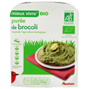 Auchan Bio purée brocolis 200g