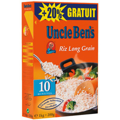 Uncle Ben's riz long 10minutes vrac 1kg