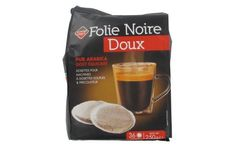 Dosettes Folie Noire doux, pur arabica 250g