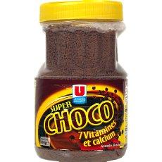 Poudre chocolatee instantanee Super Choco aux 7 vitamines et calcium U, 800g