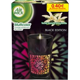 Bougie multicolor Air Wick Black edition vanille x1