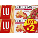 Lu paille d'or framboise 2x170g
