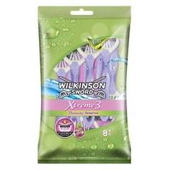 Wilkinson Sword Xtreme 3 - Rasoirs Beauty Sensitive jojoba et aloé le sachet de 8