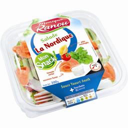 Monique Ranou, Mon Snack salade La Nordique, la barquette de 200 g