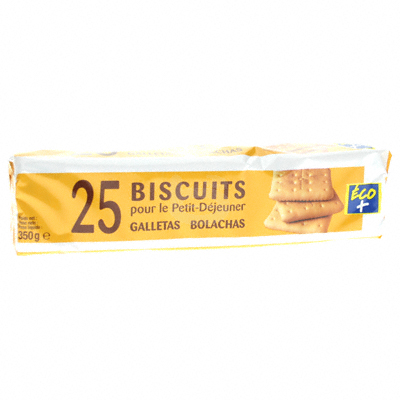 Biscuits petit déjeuner Eco+ x25 - 350g