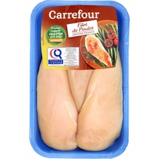 Filets de poulet jaune origine France Carrefour